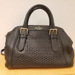 Black Kate Spade Leather Satchel